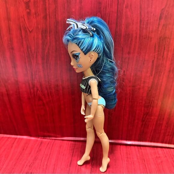 Rainbow โ๐๐๐High Skyler Bradshaw Cheer Squad blue hair - Picture 7 of 14